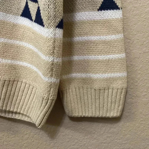 Men’s NWT Club Room Aztec Tribal Turtleneck Knit Pullover Sweater B2 Size XXL - Picture 5 of 13